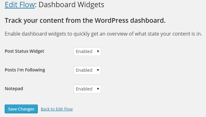 Widget-Options