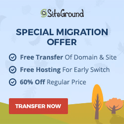 SiteGround - Free Website Migrations Offer