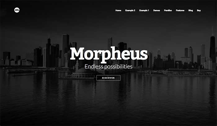 Morpheus - One-Page WordPress Theme