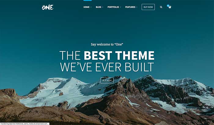 One - One-Page WordPress Theme