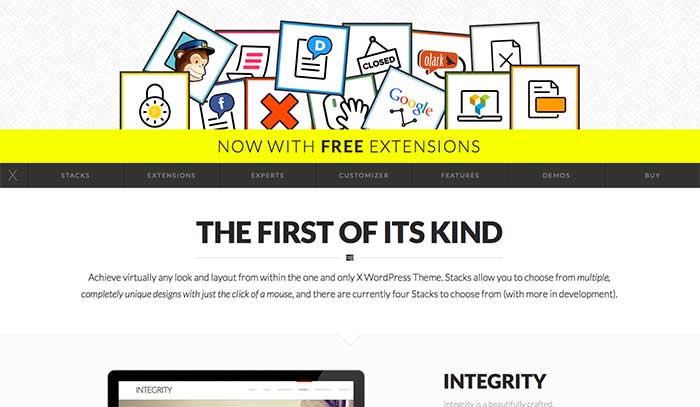 X-Theme - One-Page WordPress Theme