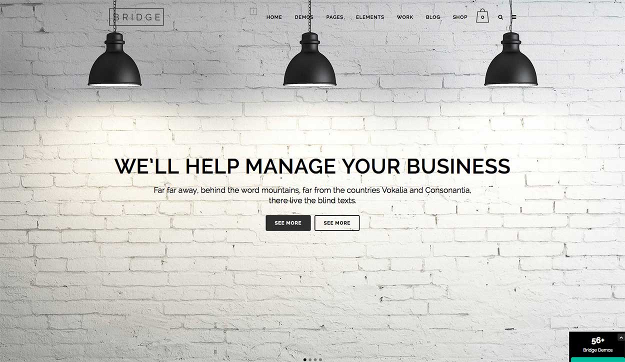 Bridge WordPress Theme - Screenshot