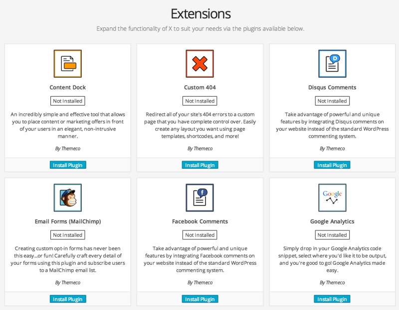 15 X Theme Extensions