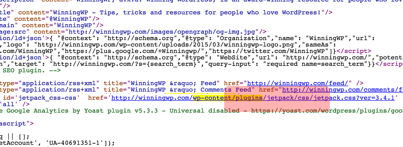 Exemple de recherche pour WP-Content-Plugins - capture d'écran