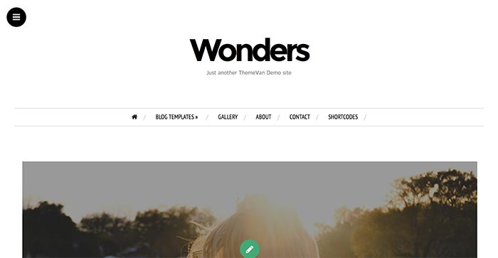 Wonders Theme - Screenshot