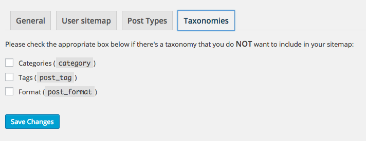 taxonomies