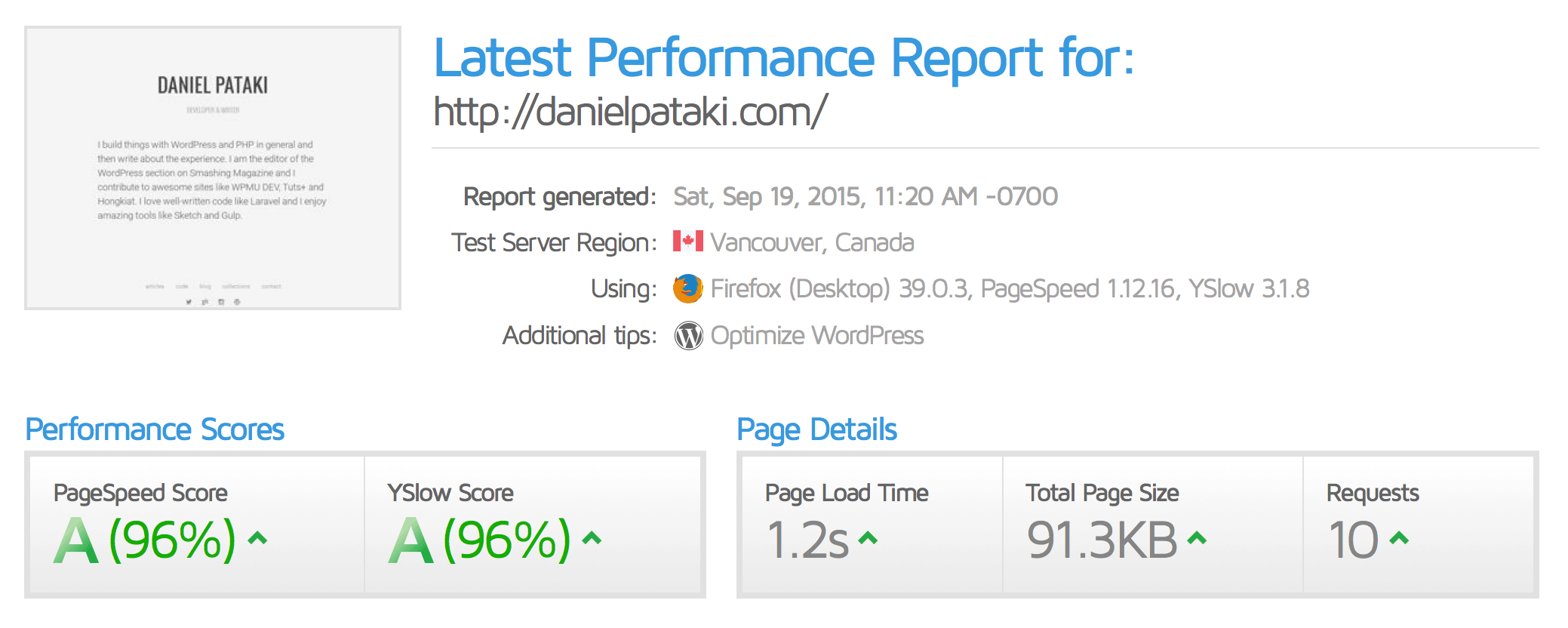 Google PageSpeed Insights Versus GTmetrix