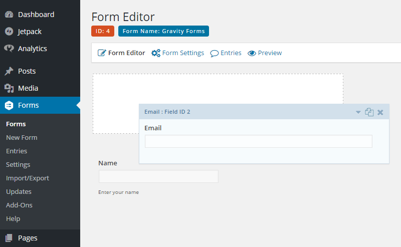 Gravity ui. Конструктор форм с условиями WORDPRESS. Analytic forms. Gravity gui.