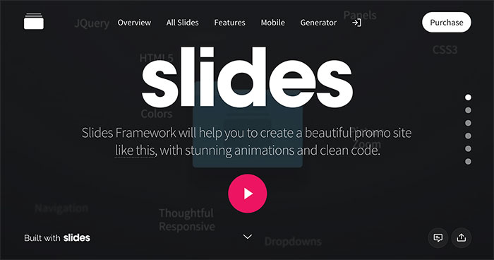 Slides Framework by Designmodo - Screenshot