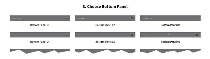 Slides Generator - Bottom Panels