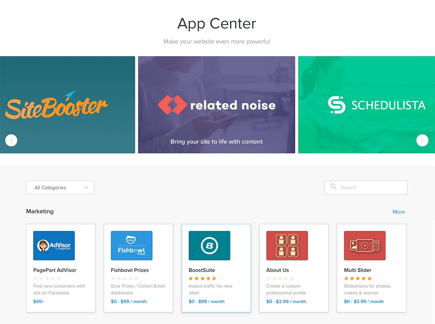 Weebly App Center
