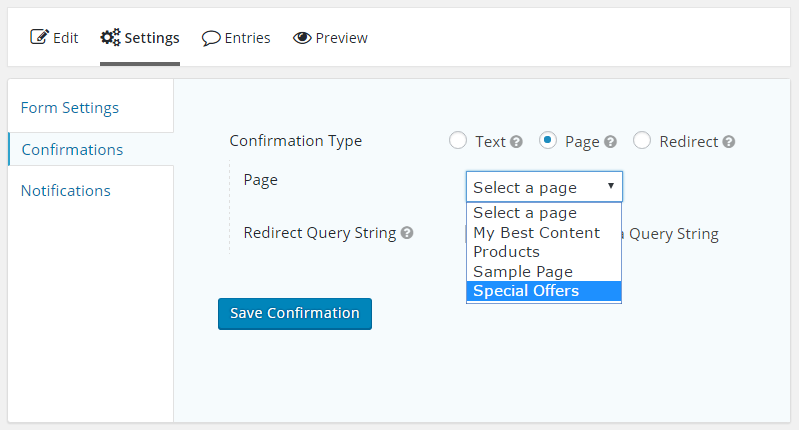 Gravity Forms Review Confirmation Page