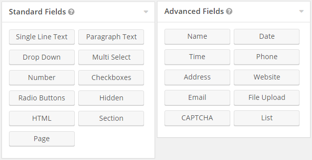 Gravity Forms Review Form Fields 01