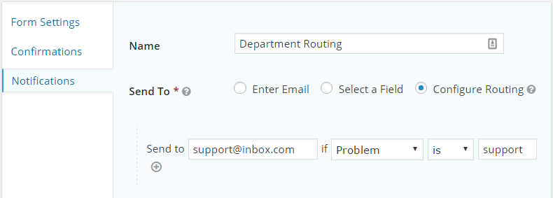 Gravity Forms Review Notification Rules