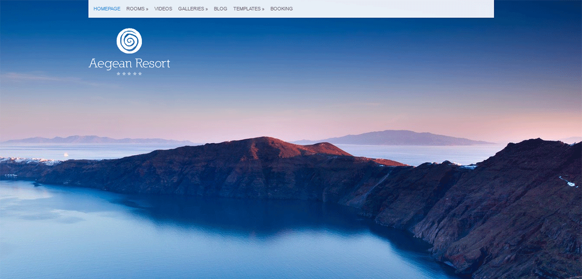 Aegean Resort WordPress Theme