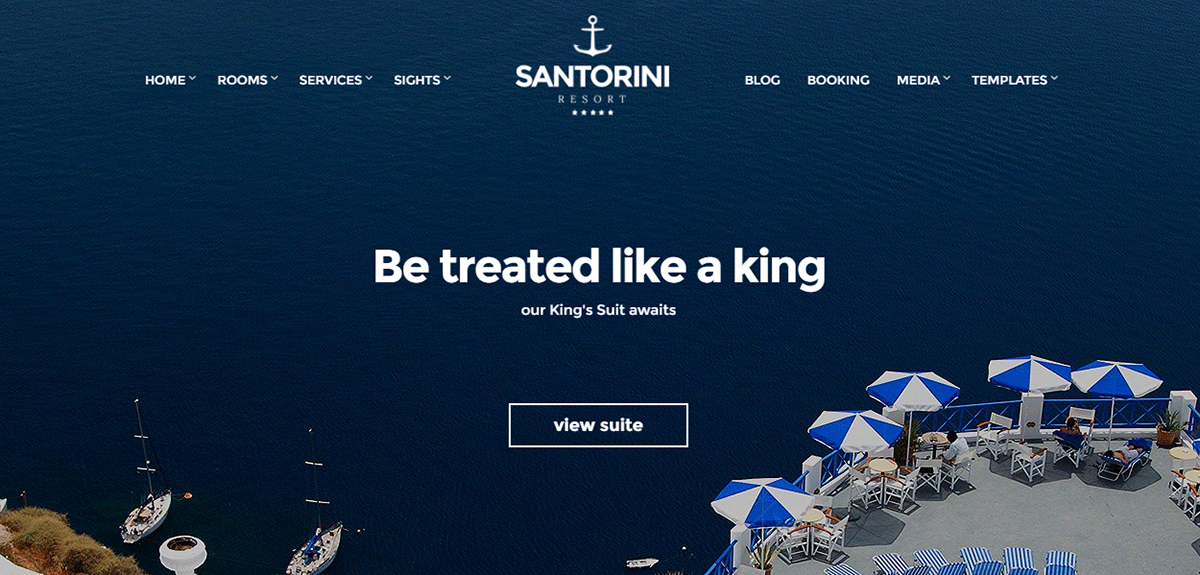 Santorini WordPress Theme