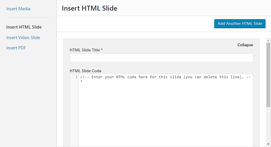 Soliloquy HTML