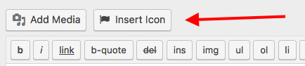 insert icon via plugin