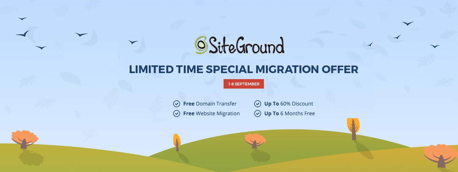 SiteGround - Free Website Migrations Offer