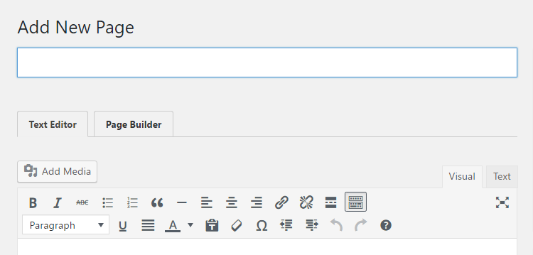 How to switch between the WordPress page editor and the Beaver Builder page builder