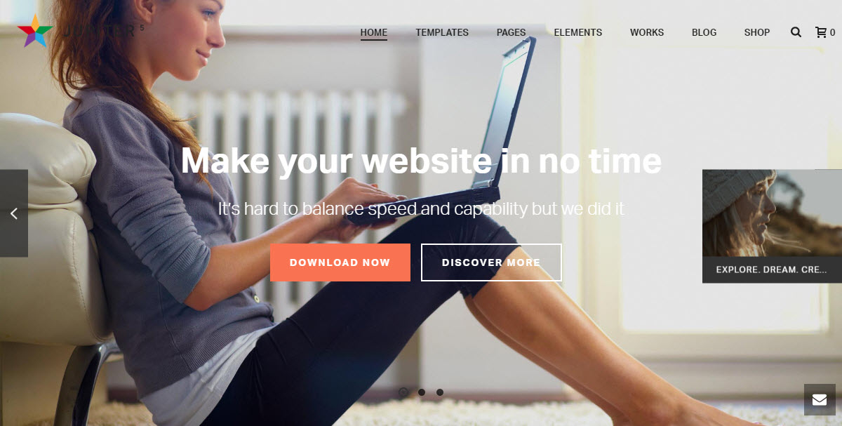 Jupiter best-selling multi-purpose WordPress Theme