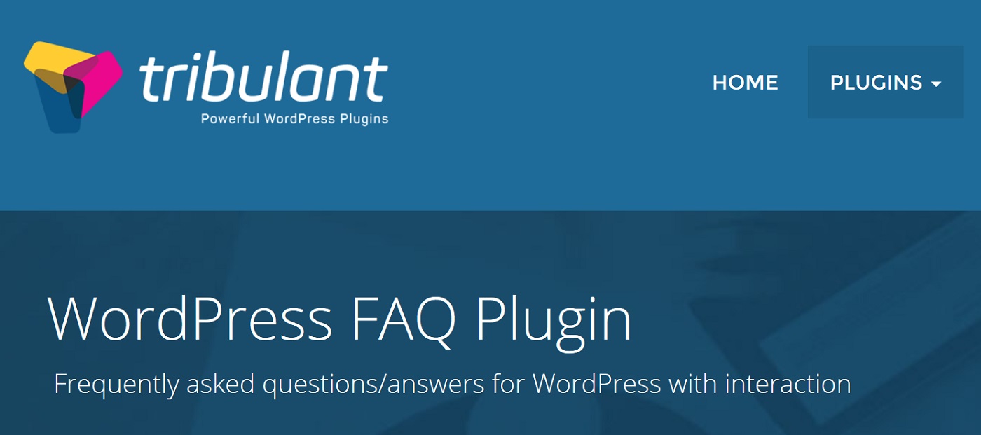 The Tribulent FAQ plugin