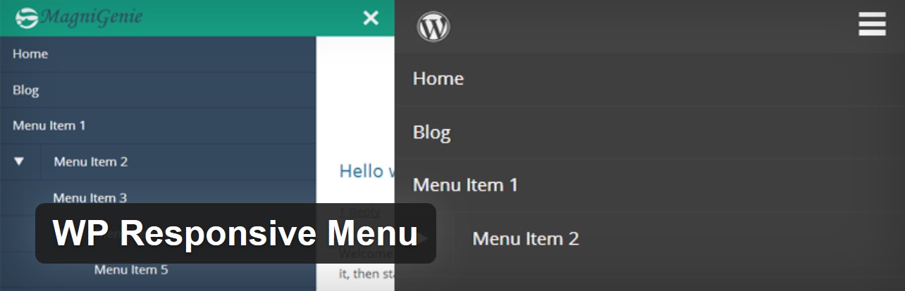 The WP Responsive Menu plugin