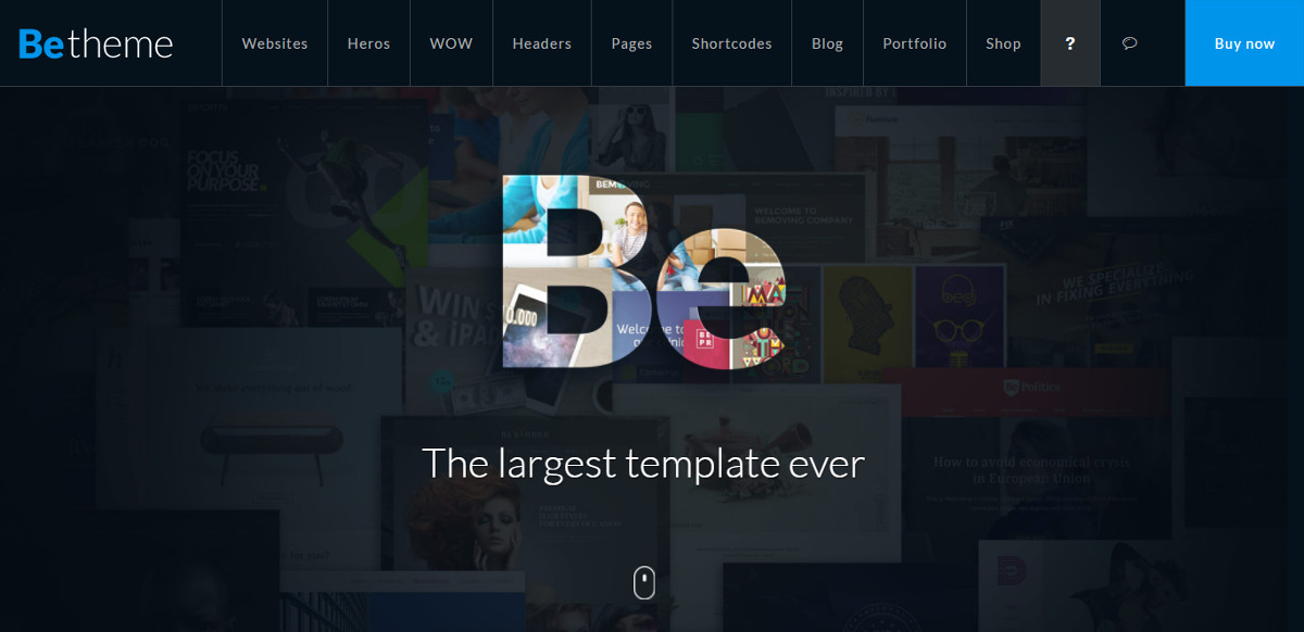 Be HTML Template