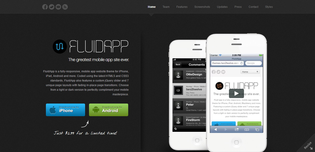 FluidApp Template