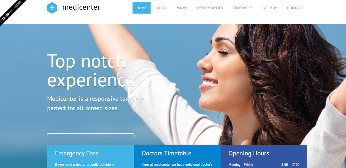 MediCenter HTML template