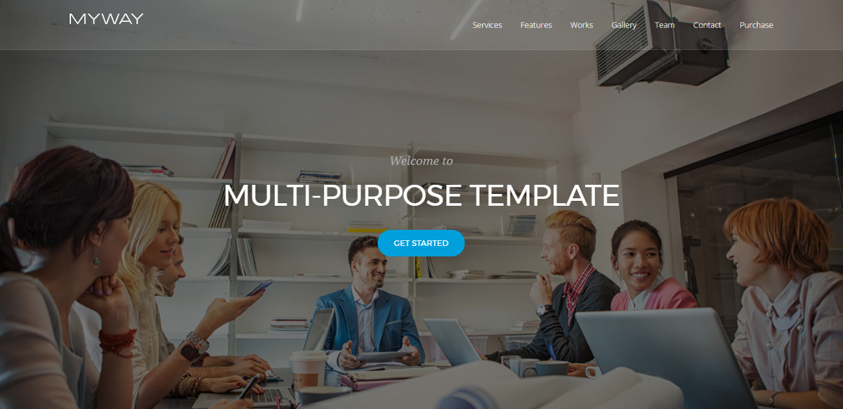 MyWay HTML Template