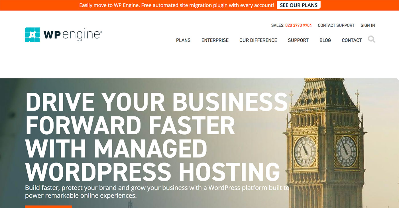 WPEngine Managed WordPress Hosting