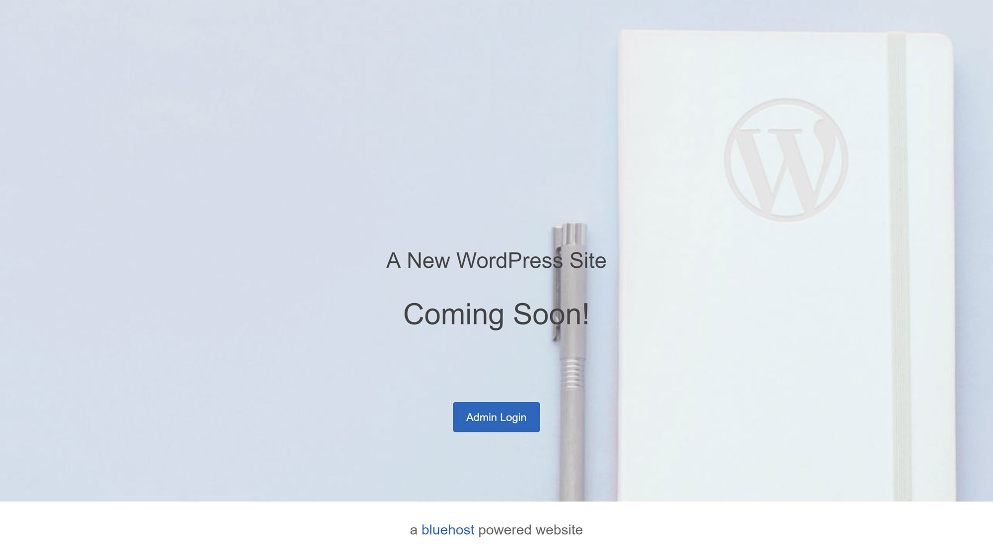 Bluehost Coming Soon Page Tool