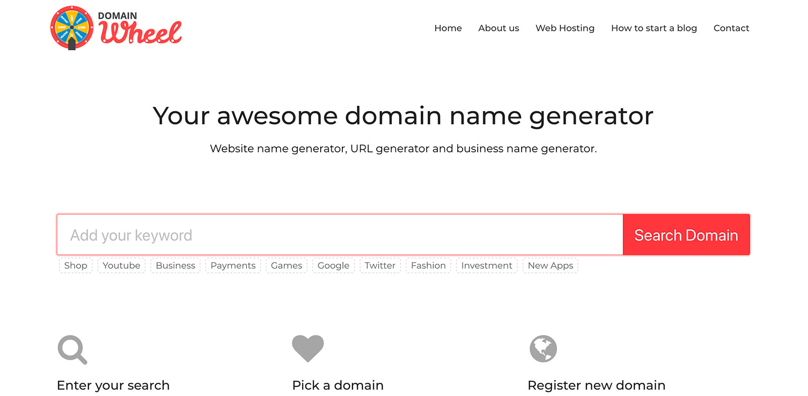 Shopify business name generator. Company name Generator.