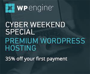 WP Engine Black Friday Cyber Monday Deal