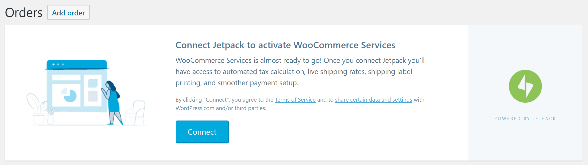 Jetpack Connect for WooCommerce 