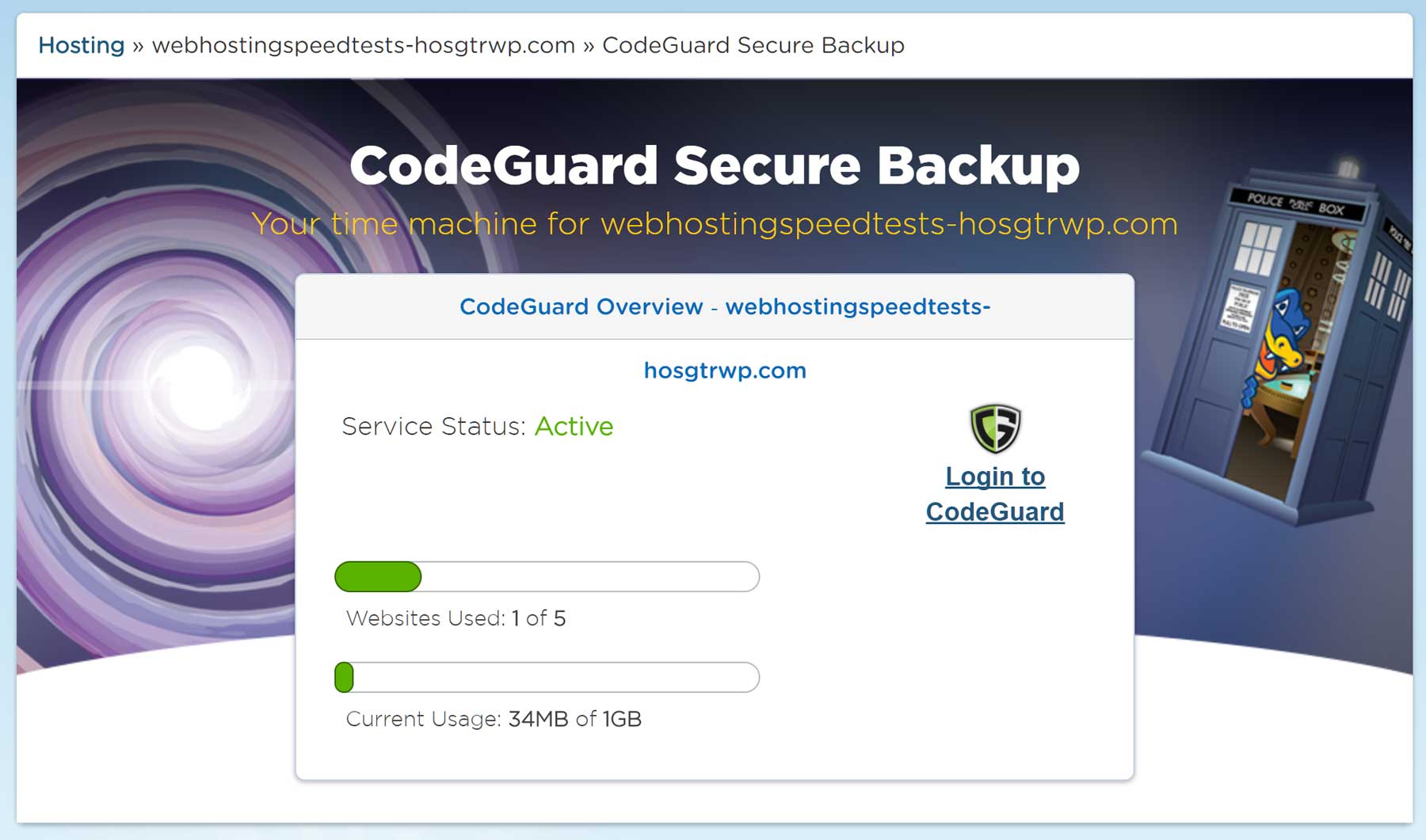 CodeGuard Backup Tool