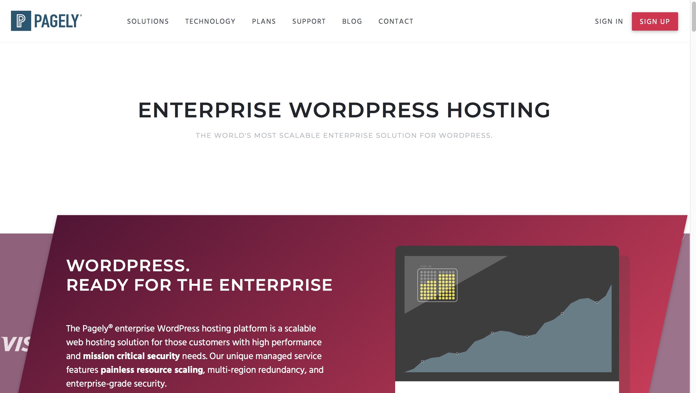 enterprise WordPress hosting by Pagely