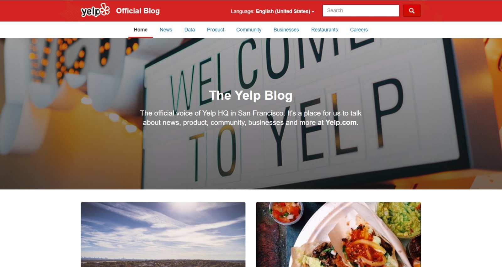 Yelp Blog