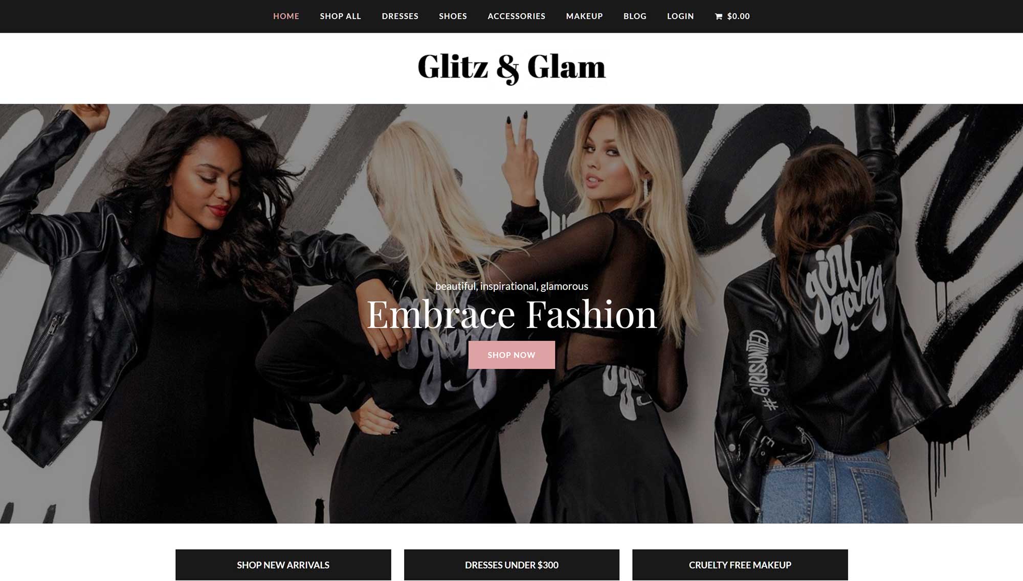 Total Theme Fashion Website Demo