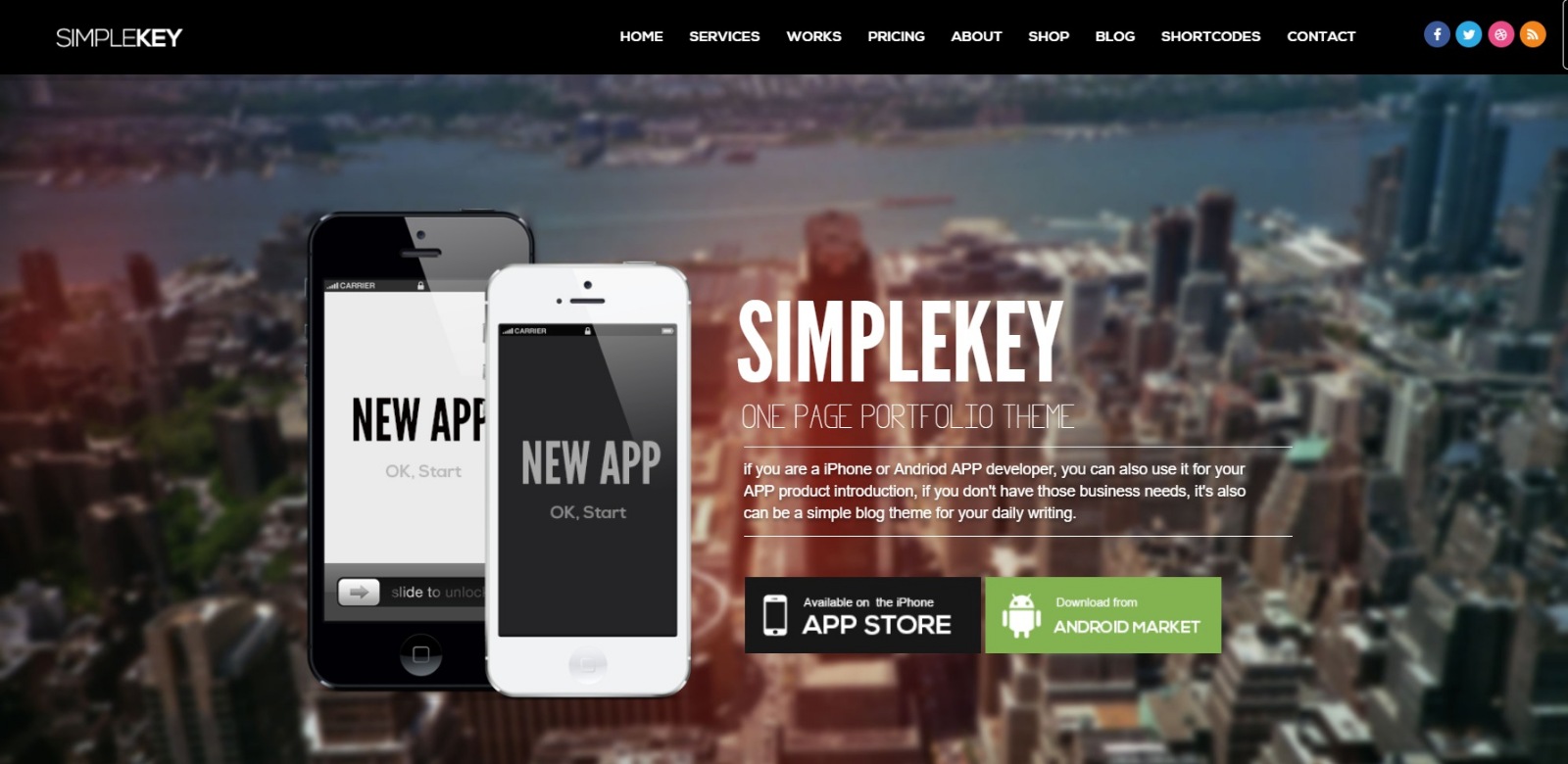 simplekey theme