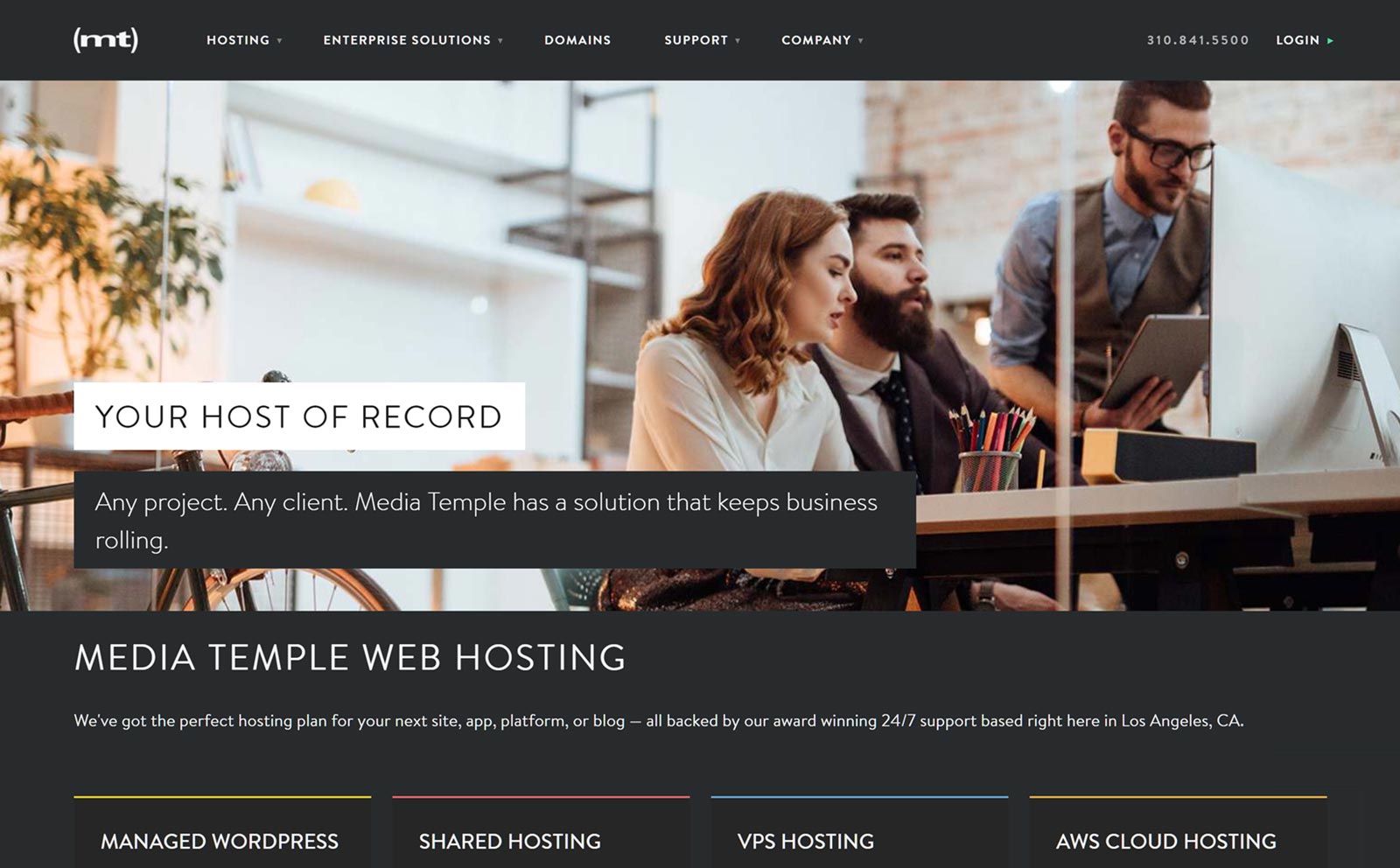 Media Temple WordPress Managed Hosting Company