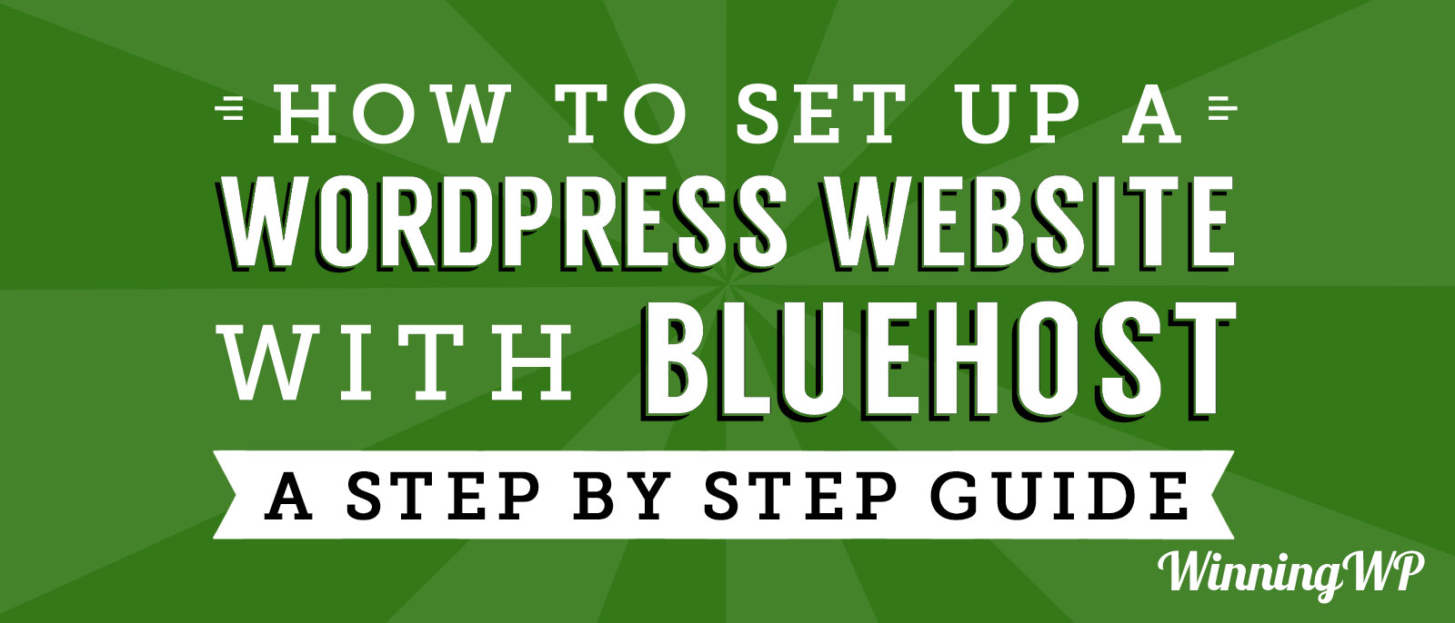 How to make a WordPress website with Bluehost