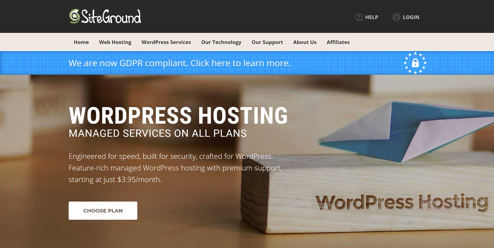 SiteGround WordPress Web Hosting