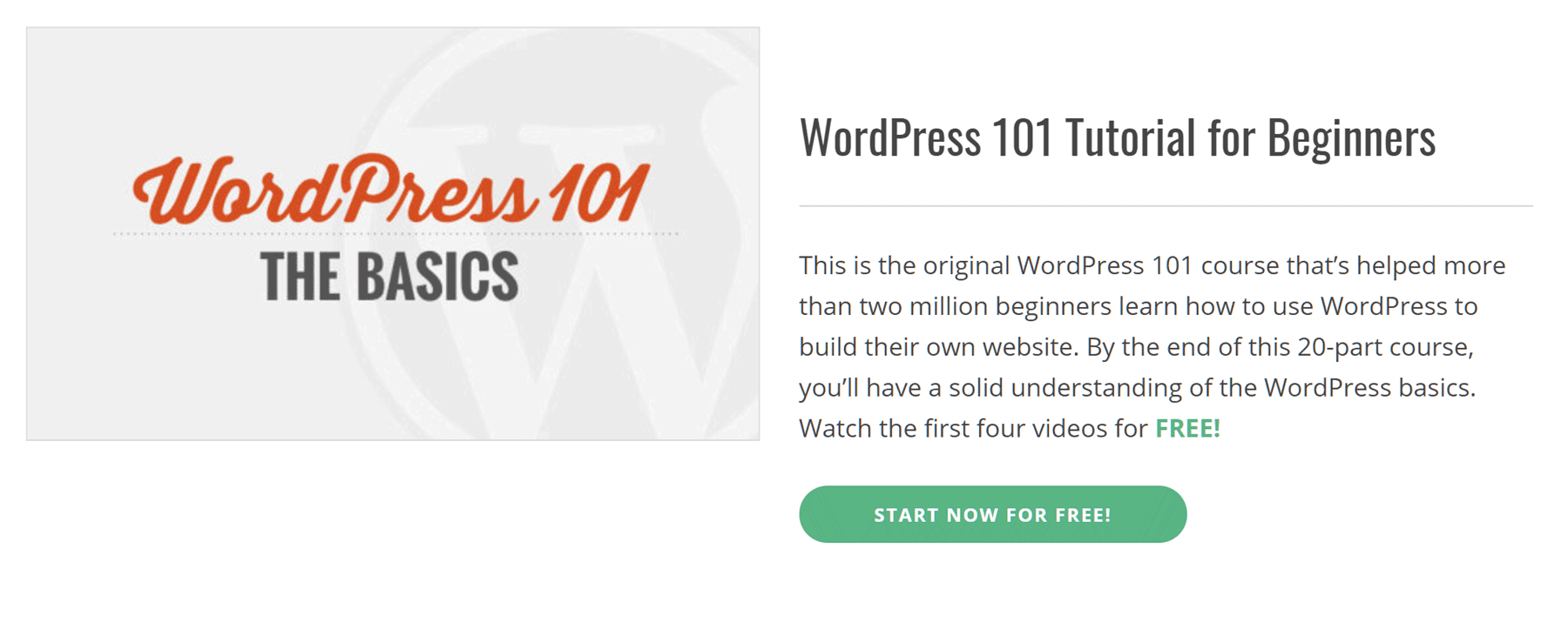 WP101 Tutorial for Beginners