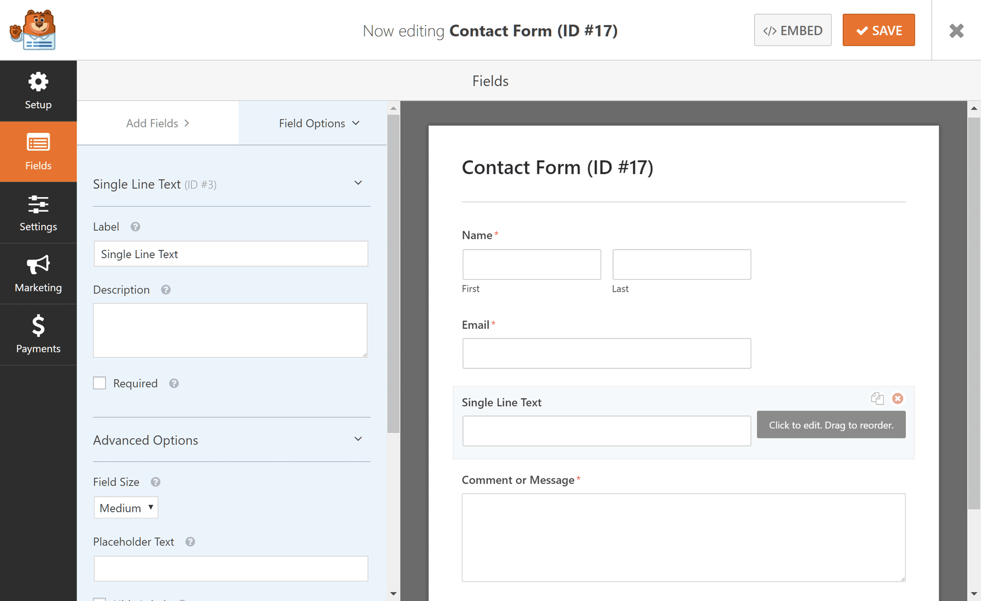 Configure a Form Field