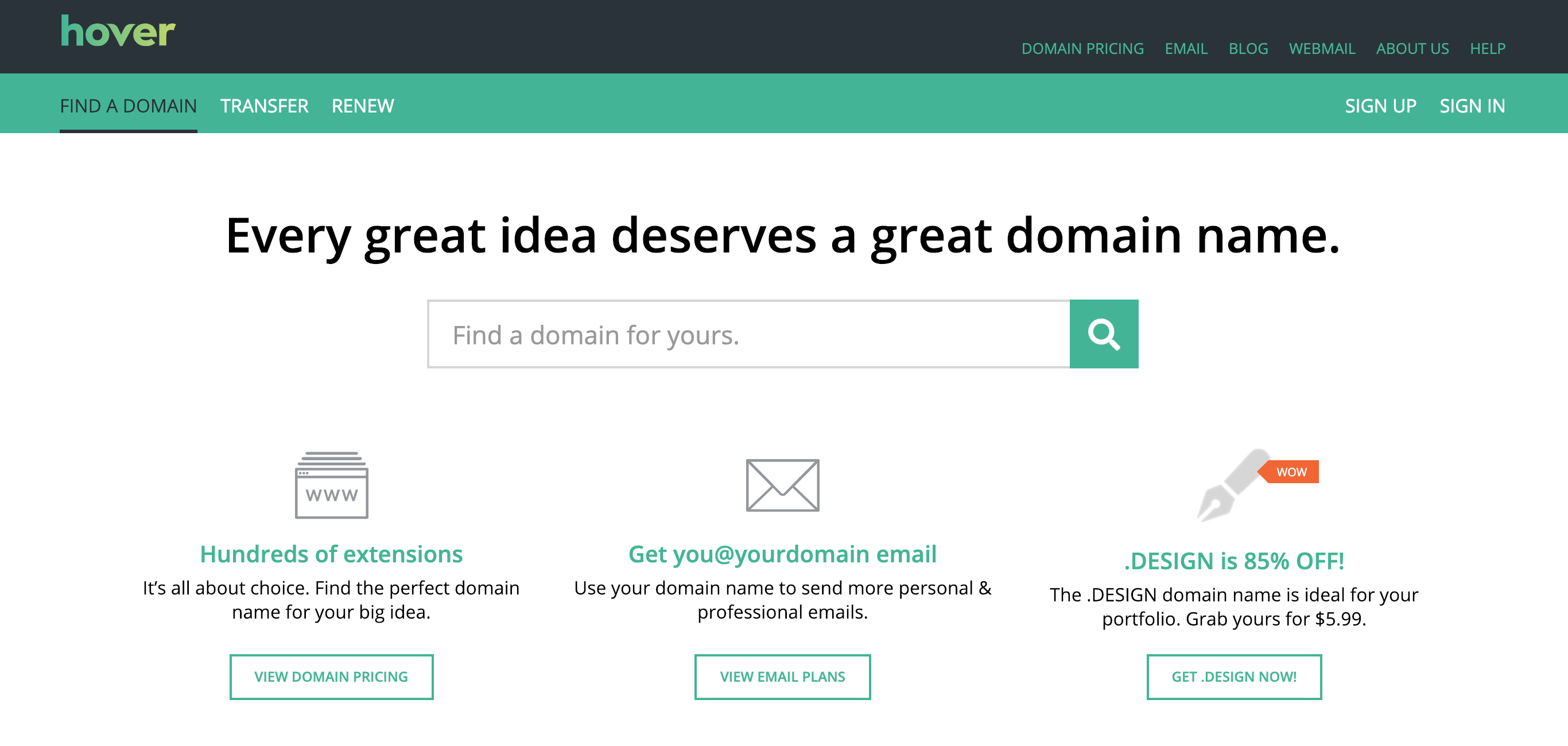 Hover Domains Review - Should This Be Your Go-to Registrar ... - 