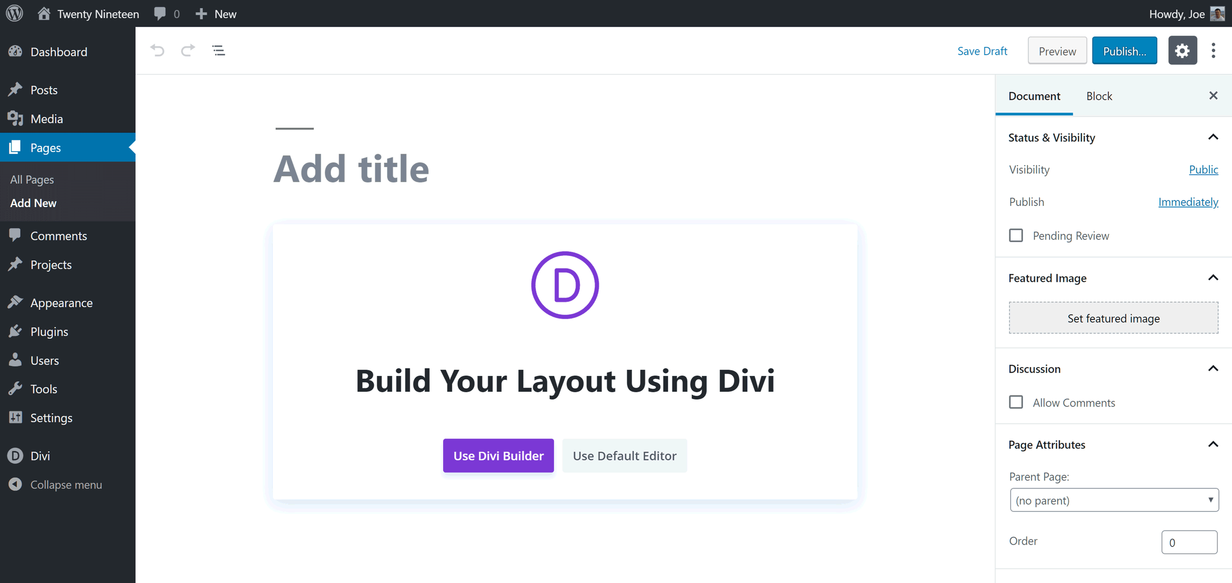 product builder for divi