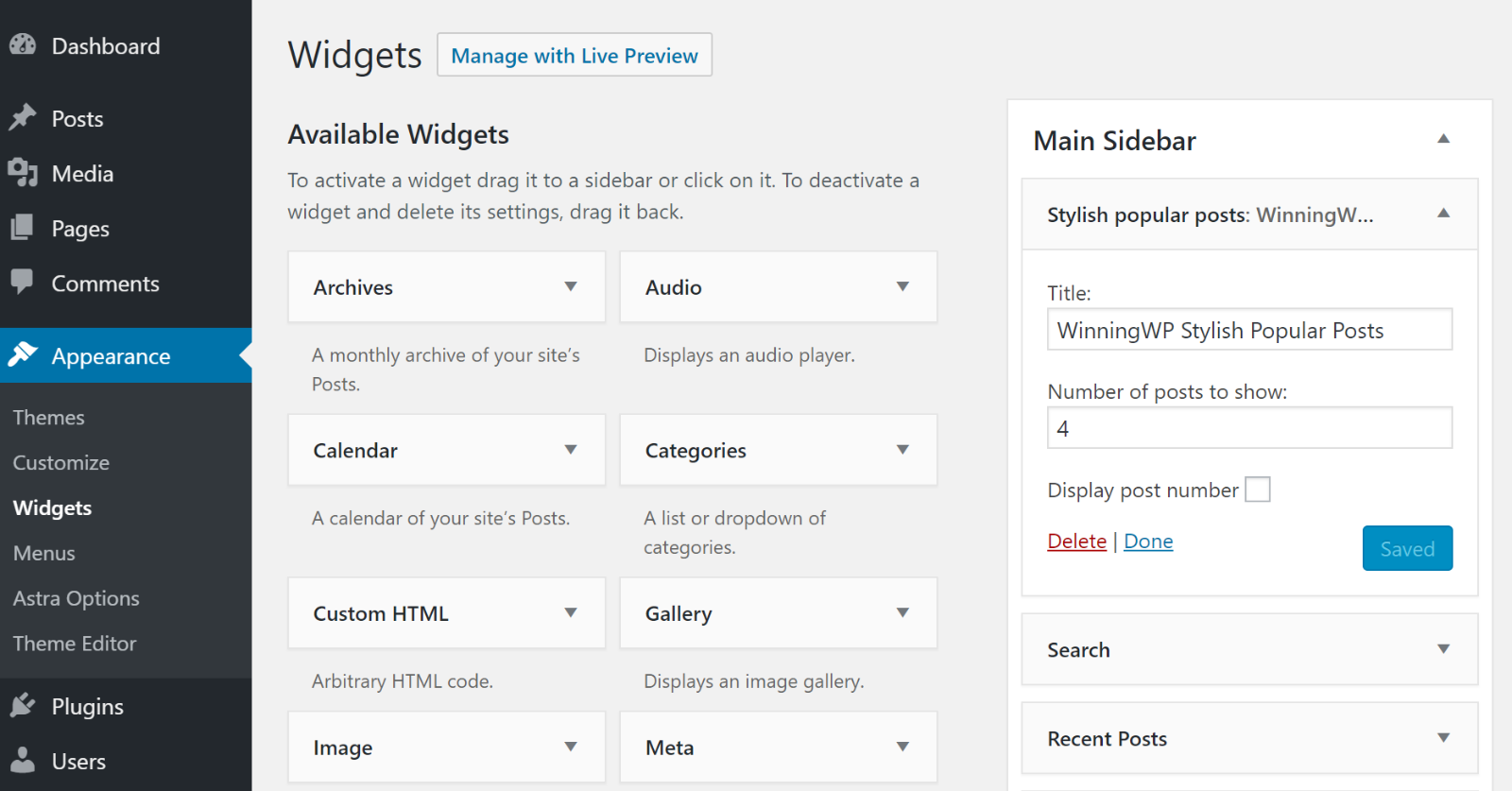 Categories posting. Сайдбар WORDPRESS. Footer widget area WORDPRESS. Виджет меню. Sidebar widget.