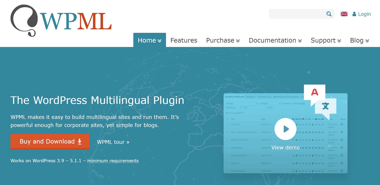 WPML WordPress multilingual plugin